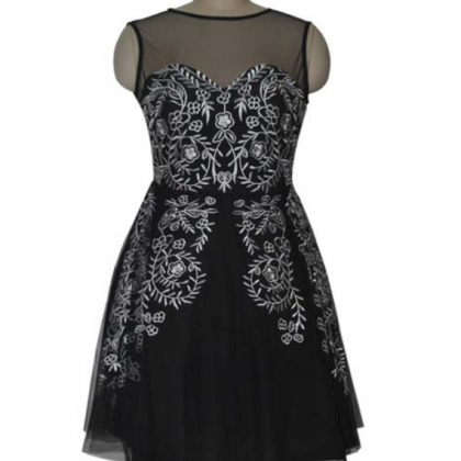 net flower gown
