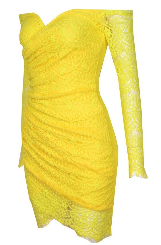 An Irregular Lace Dress