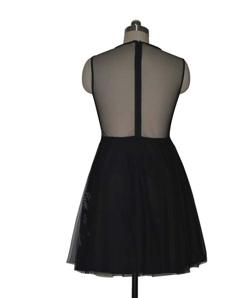 net flower gown